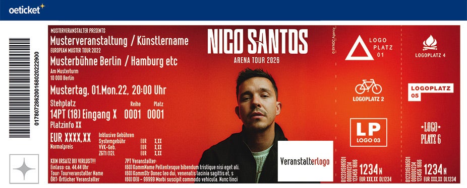 Nico Santos - Arena Tour 2026