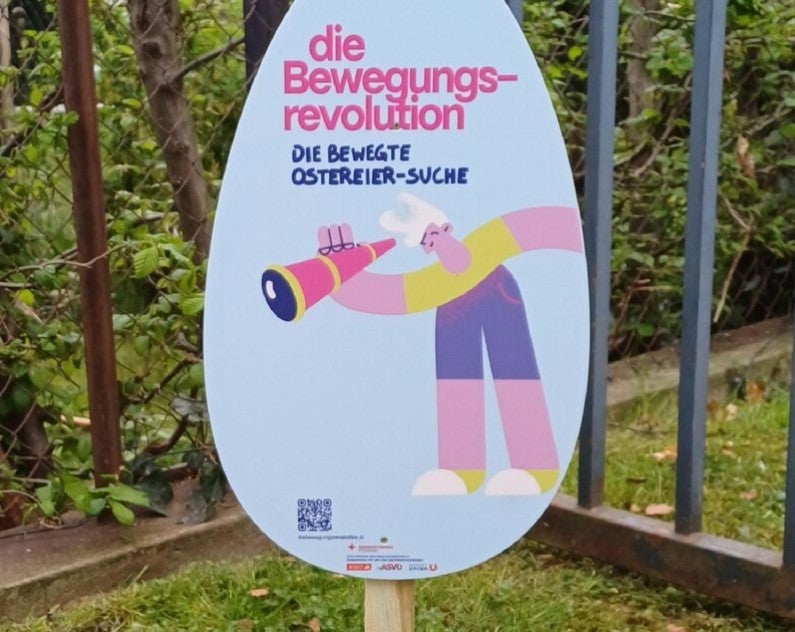 Die bewegte Ostereiersuche