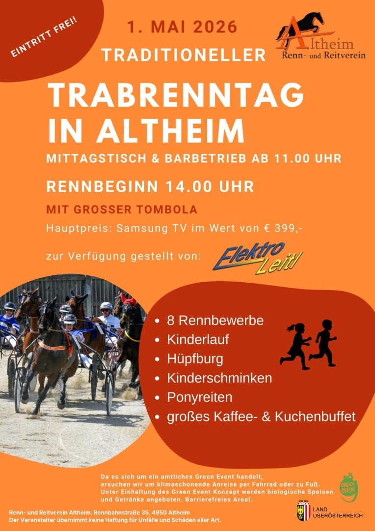 Traditionelles Trabrennen Renn-und Reitverein Altheim
