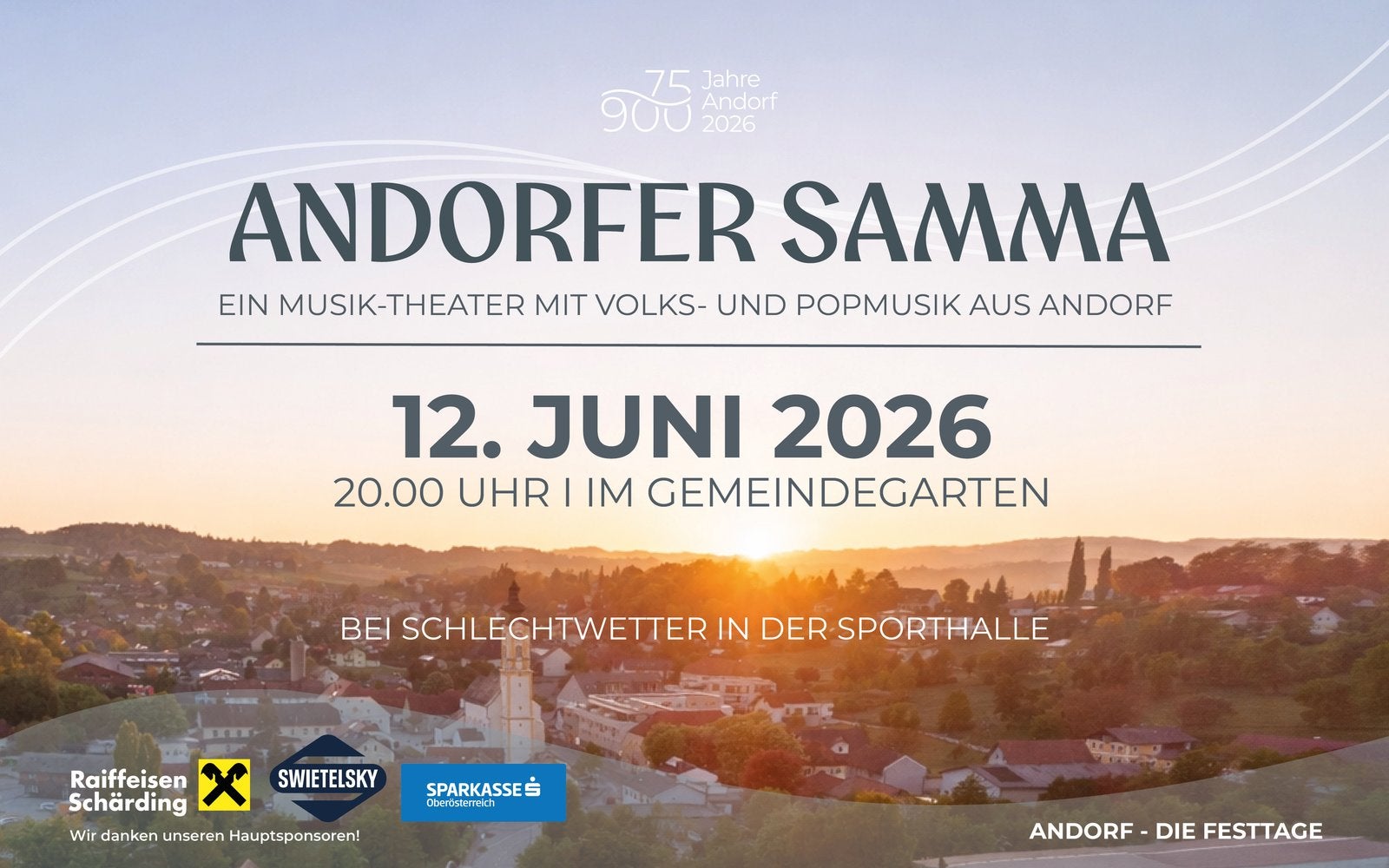 ANDORFER SAMMA - Musik-Theater+Volks- & Popmusik aus Andorf