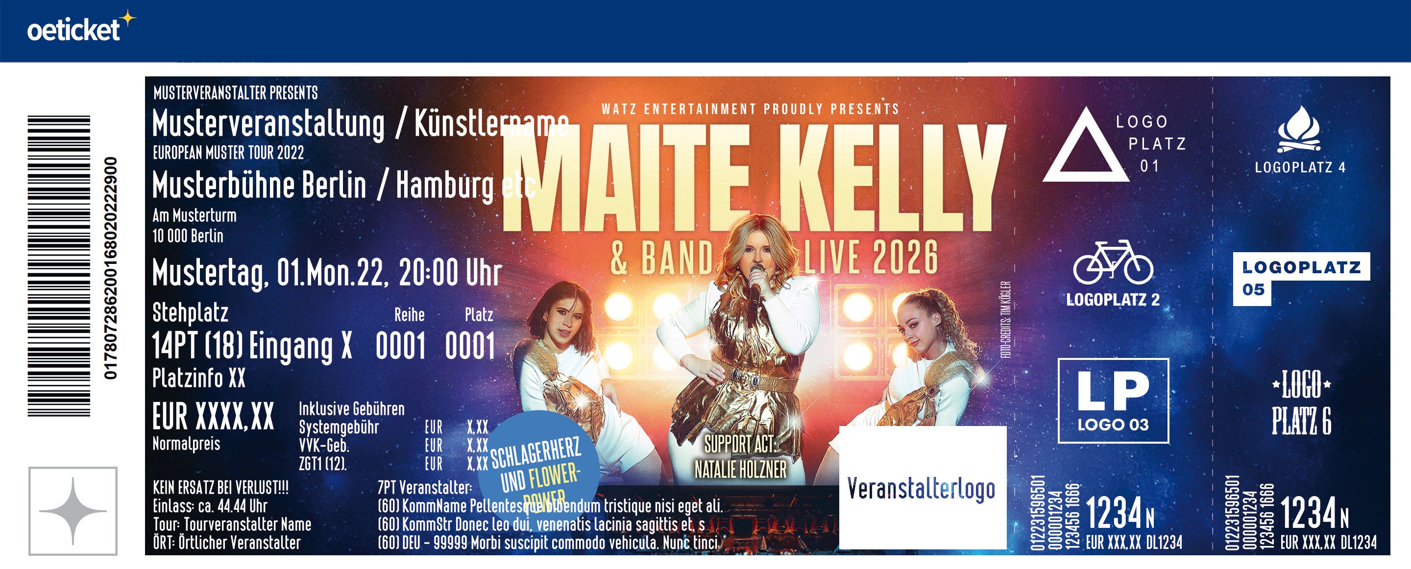 Maite Kelly & Band - Live 2026 - Schlagerherz & Flower-Power