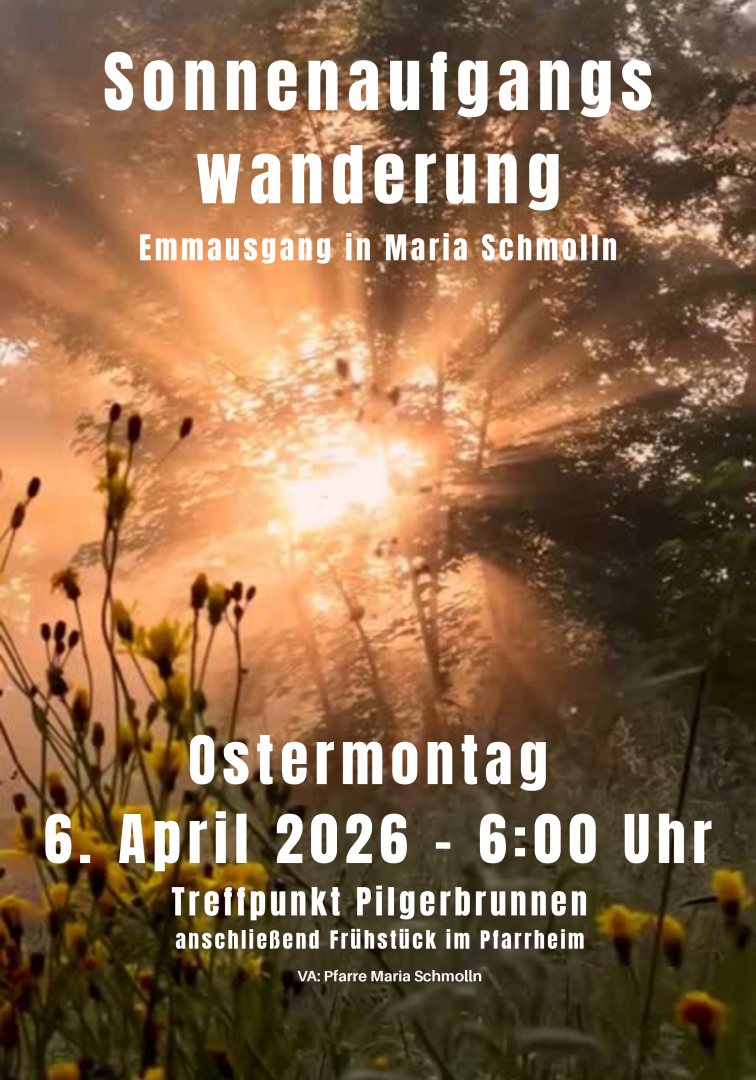 Emmausgang - Sonnenaufgangswanderung