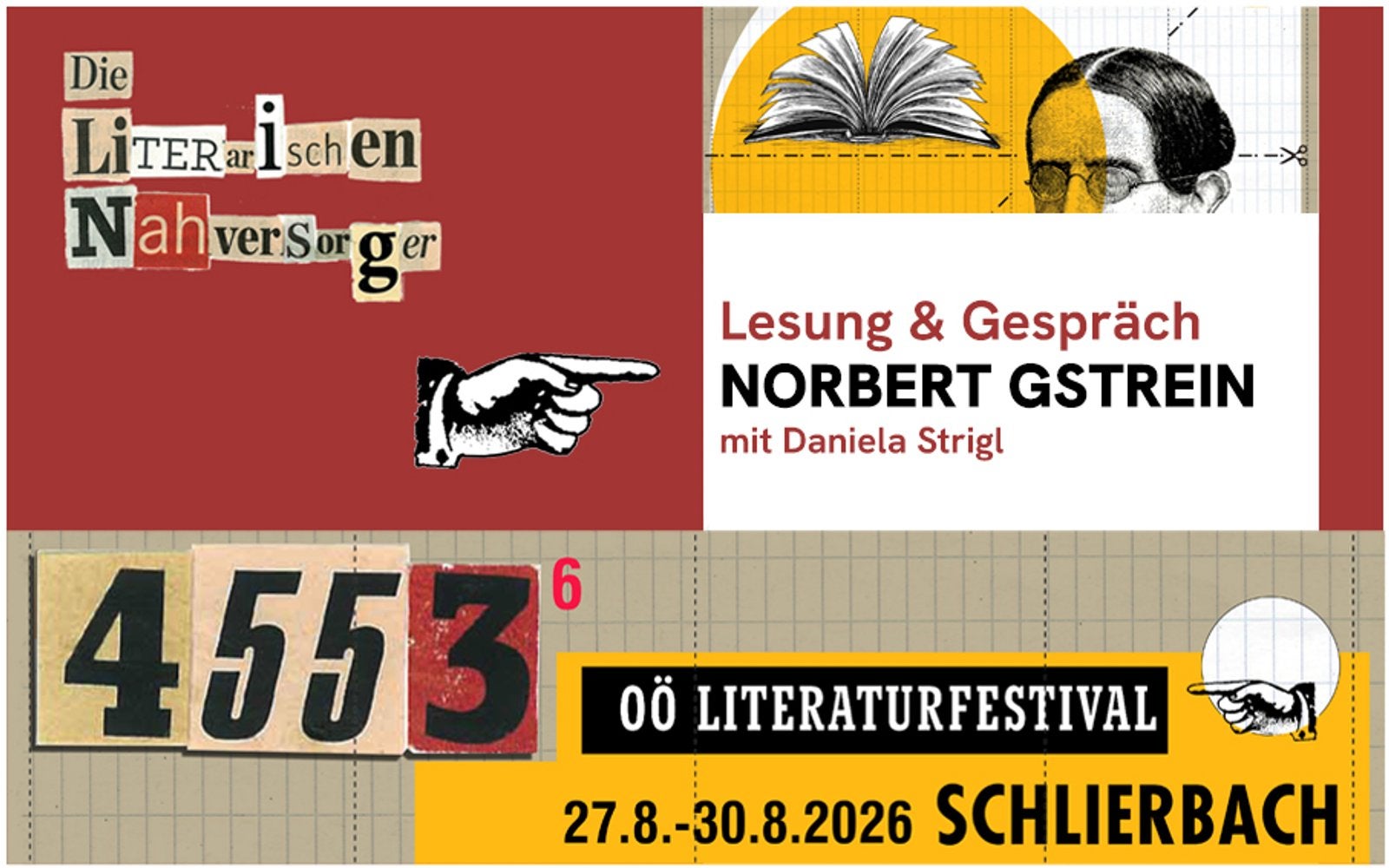 Lesung & Gespräch  NORBERT GSTREIN
