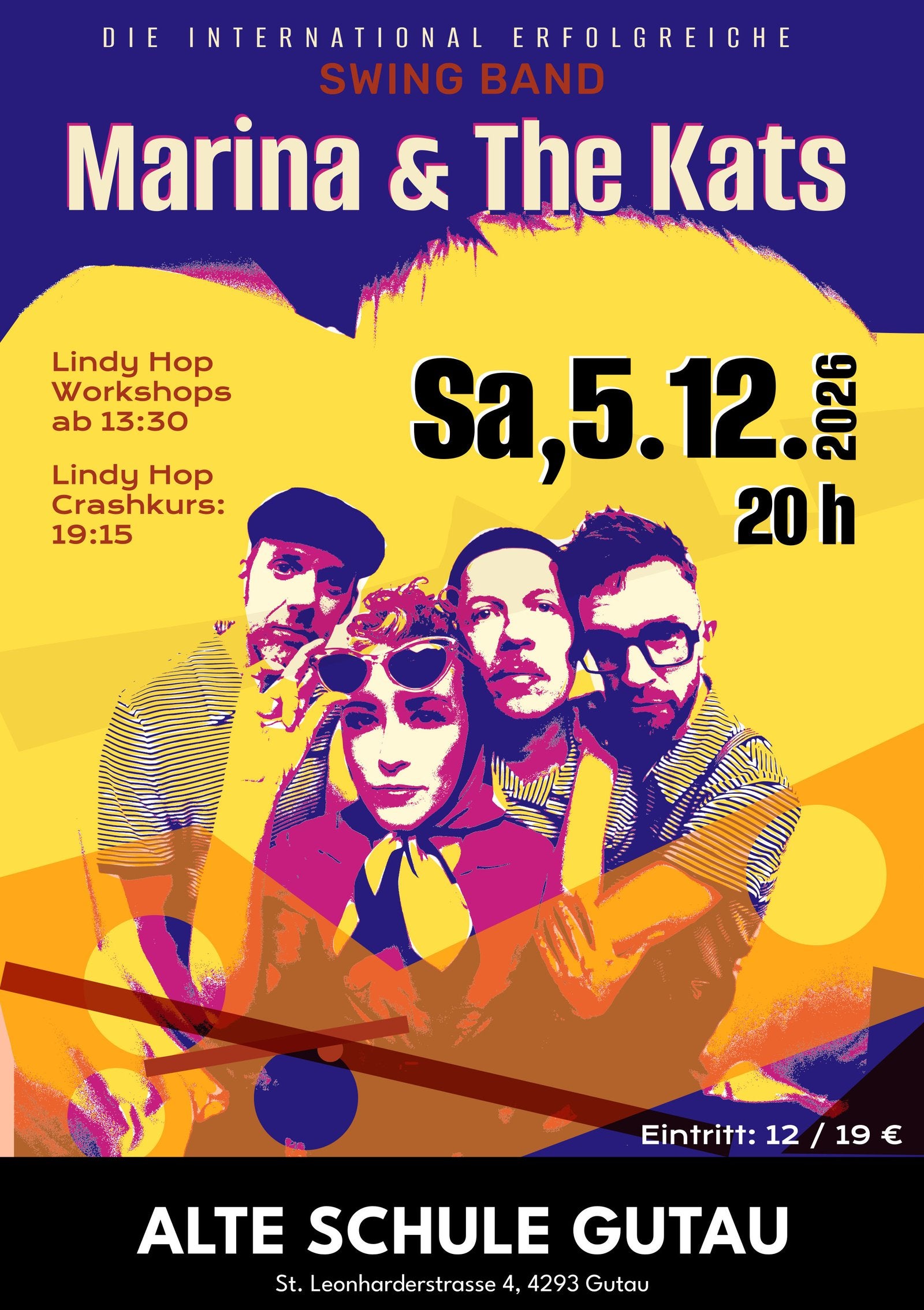 Marina & The Kats – Swing-Konzert in Gutau
