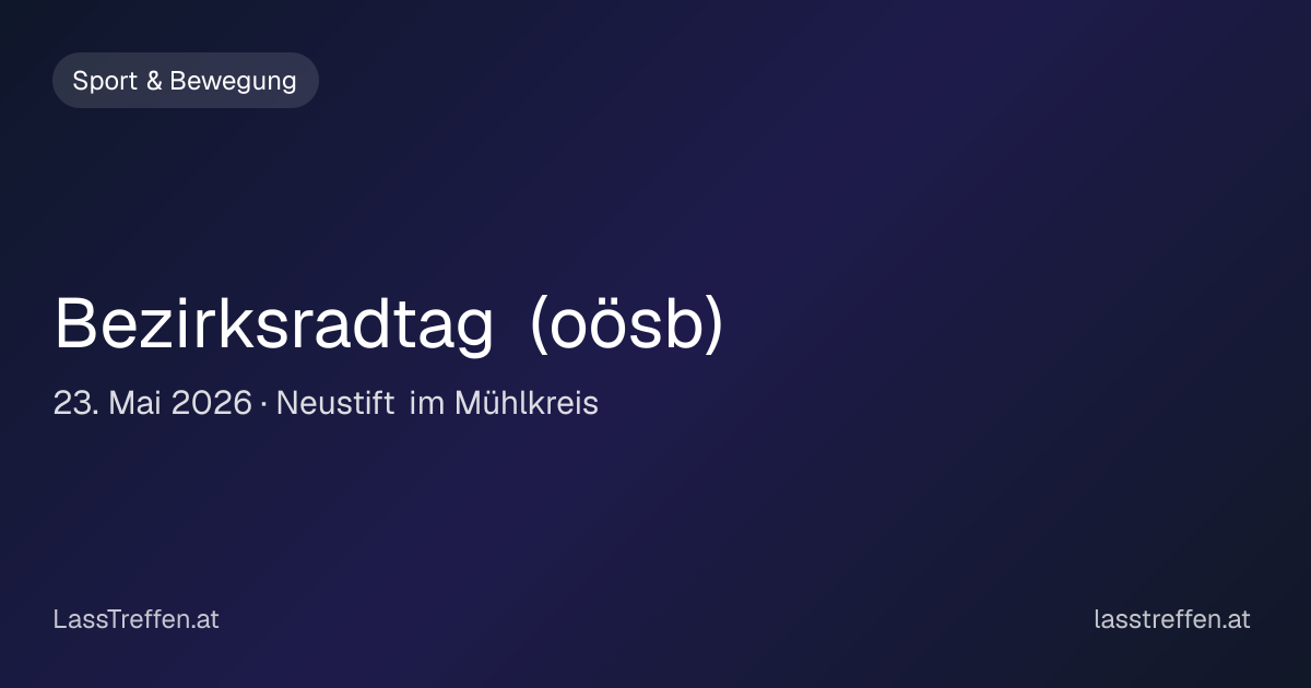 Bezirksradtag (oösb)