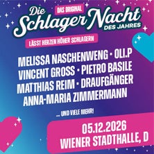 Die Schlagernacht des Jahres 2026