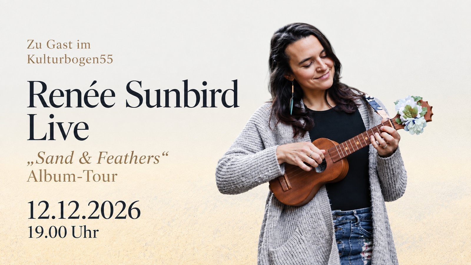 Renée Sunbird Konzert im Kulturbogen55