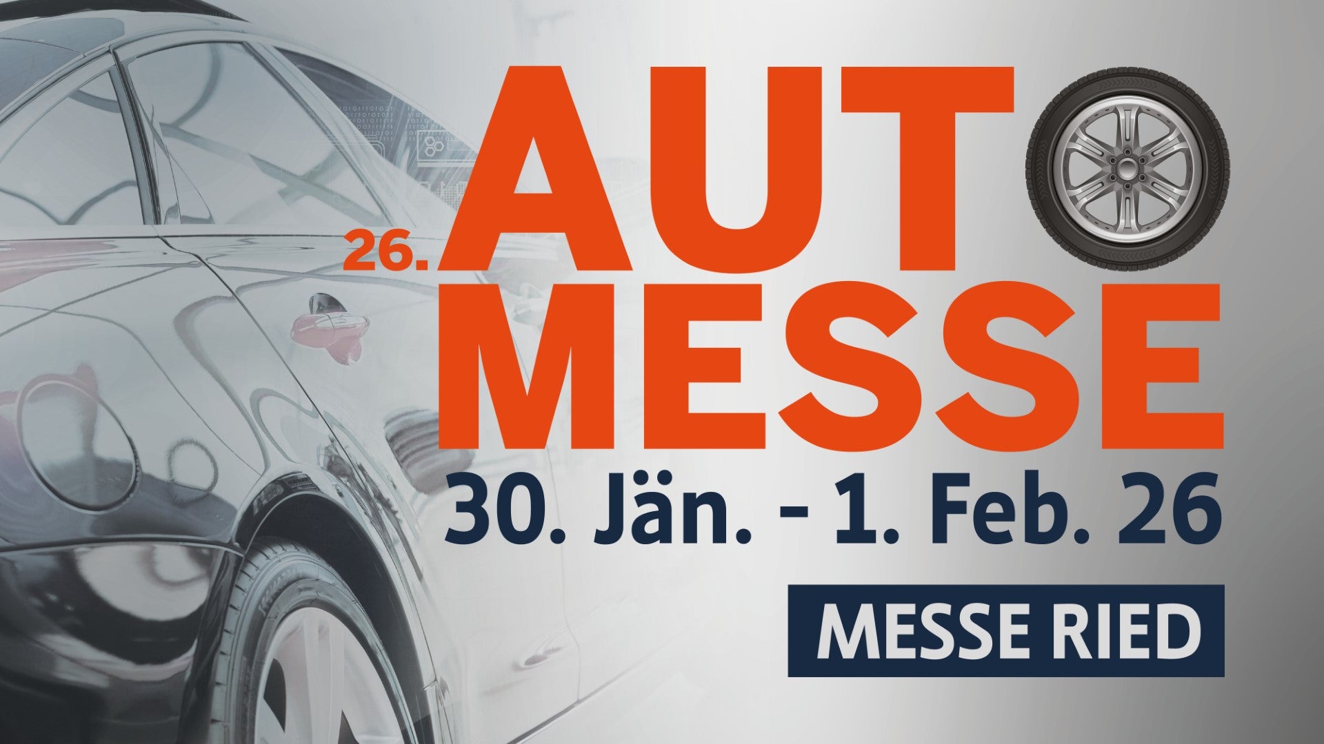 AUTOMESSE RIED 2027 in der Messe Ried