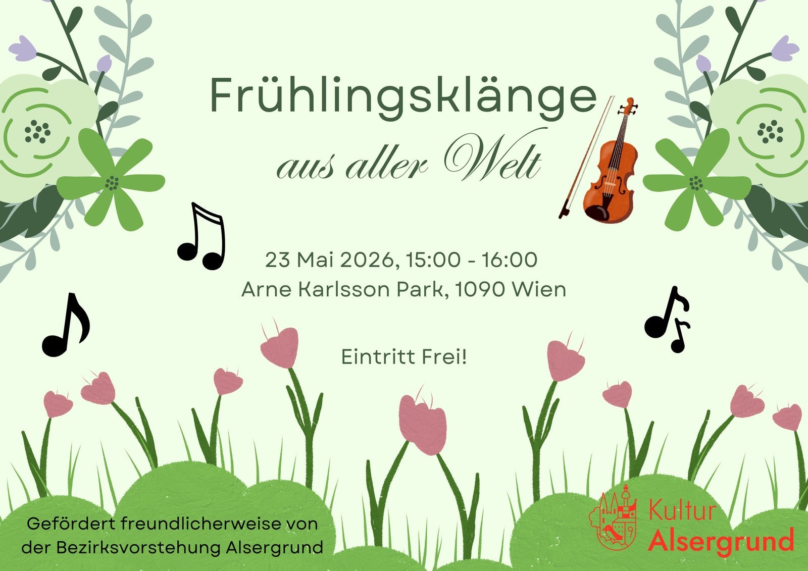 Konzert: Frühlingsklänge aus aller Welt