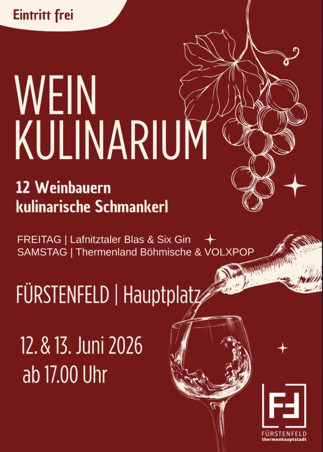 Weinkulinarium Fürstenfeld - Genuss unter freiem Himmel