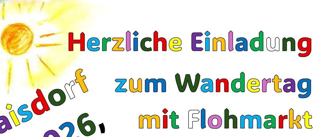 Wandertag und Flohmarkt