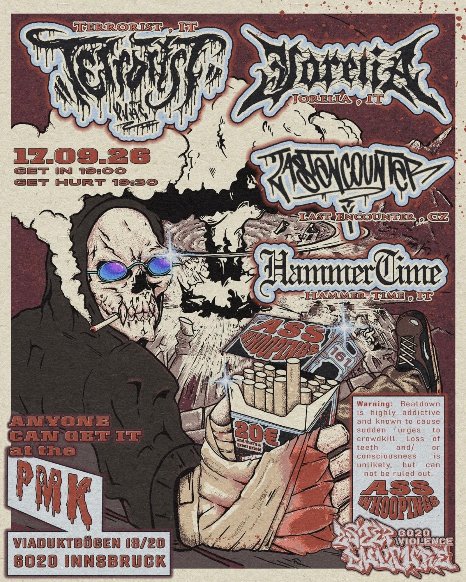 Terrorist & Friends Show im PMK Innsbruck
