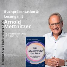 Buchpräsentation mit Arnold Mettnitzer in Klagenfurt