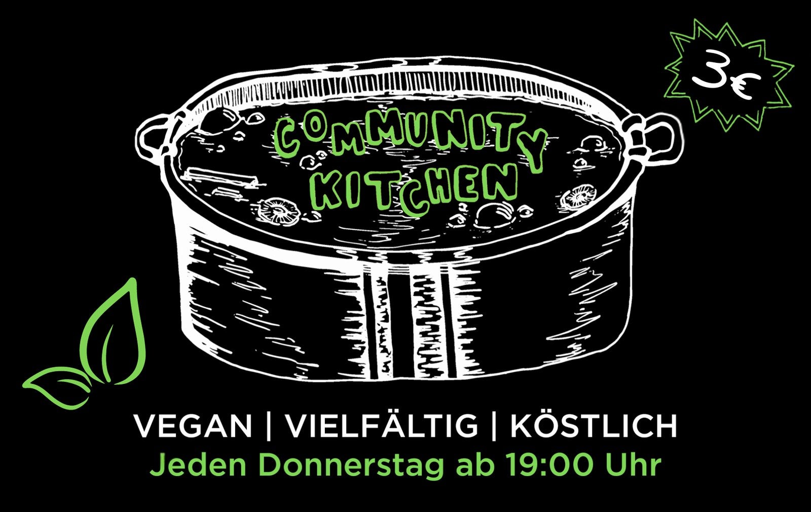 Community Kitchen – Vegane Gerichte im MARK Salzburg