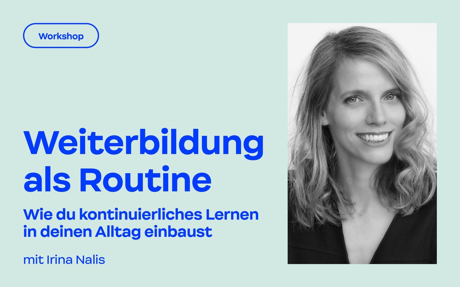 VERSCHOBEN: Workshop: Weiterbildung als Routine