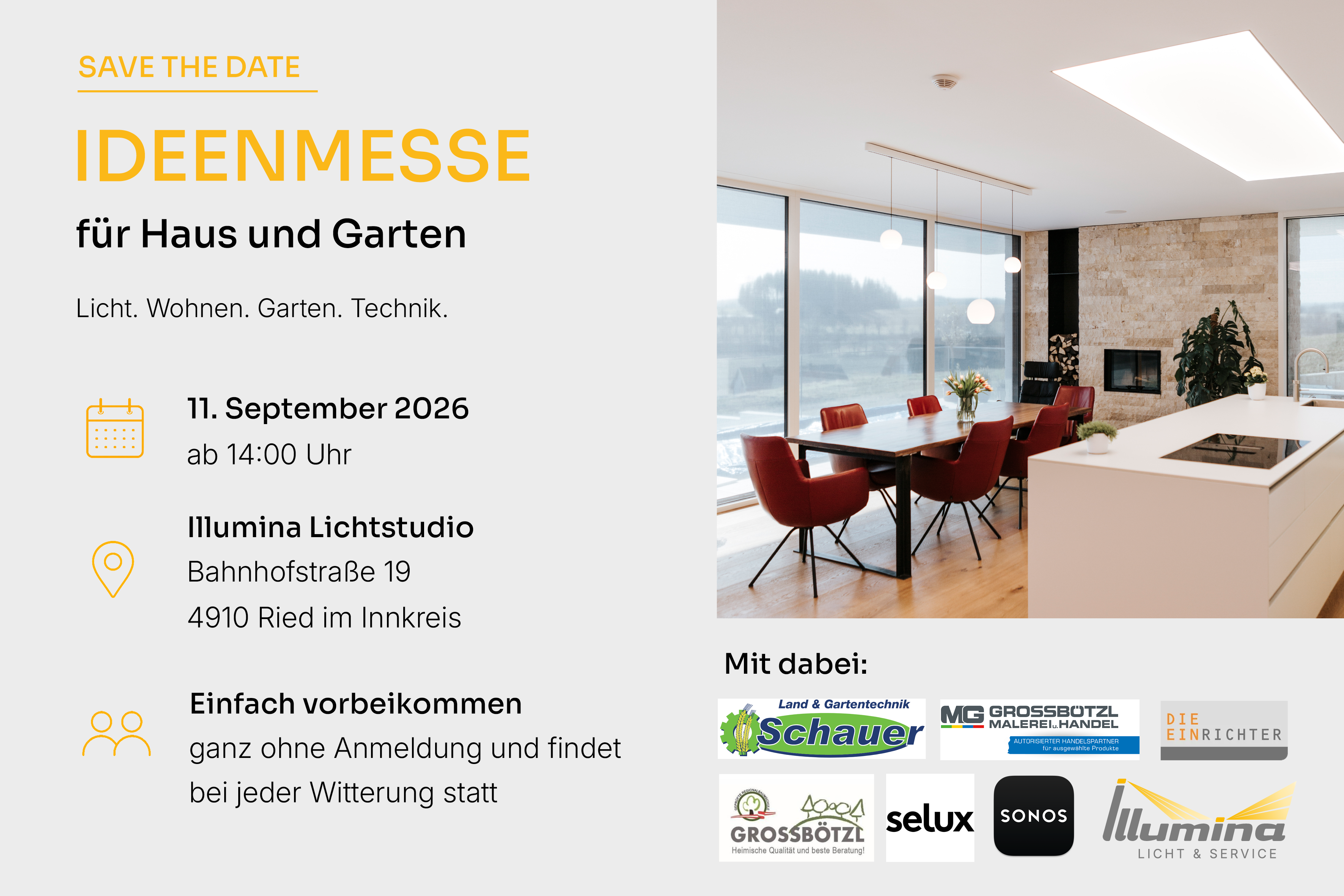 Ideenmesse für Haus und Garten – Illumina in Ried im Innkreis
