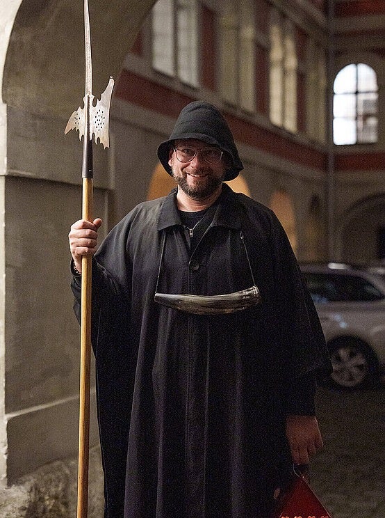 Kirchenführung mit dem Grazer Nachtwächter Albin Sampel