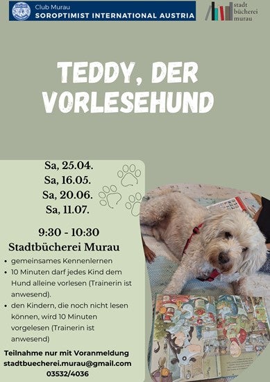 Teddy, der Vorlesehund