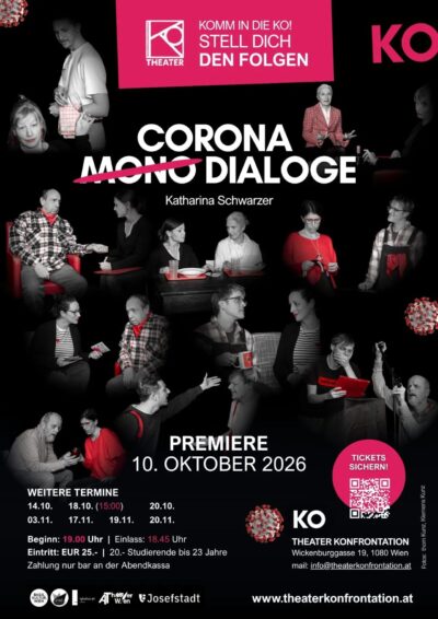Corona Dialoge im Theater Konfrontation Wien