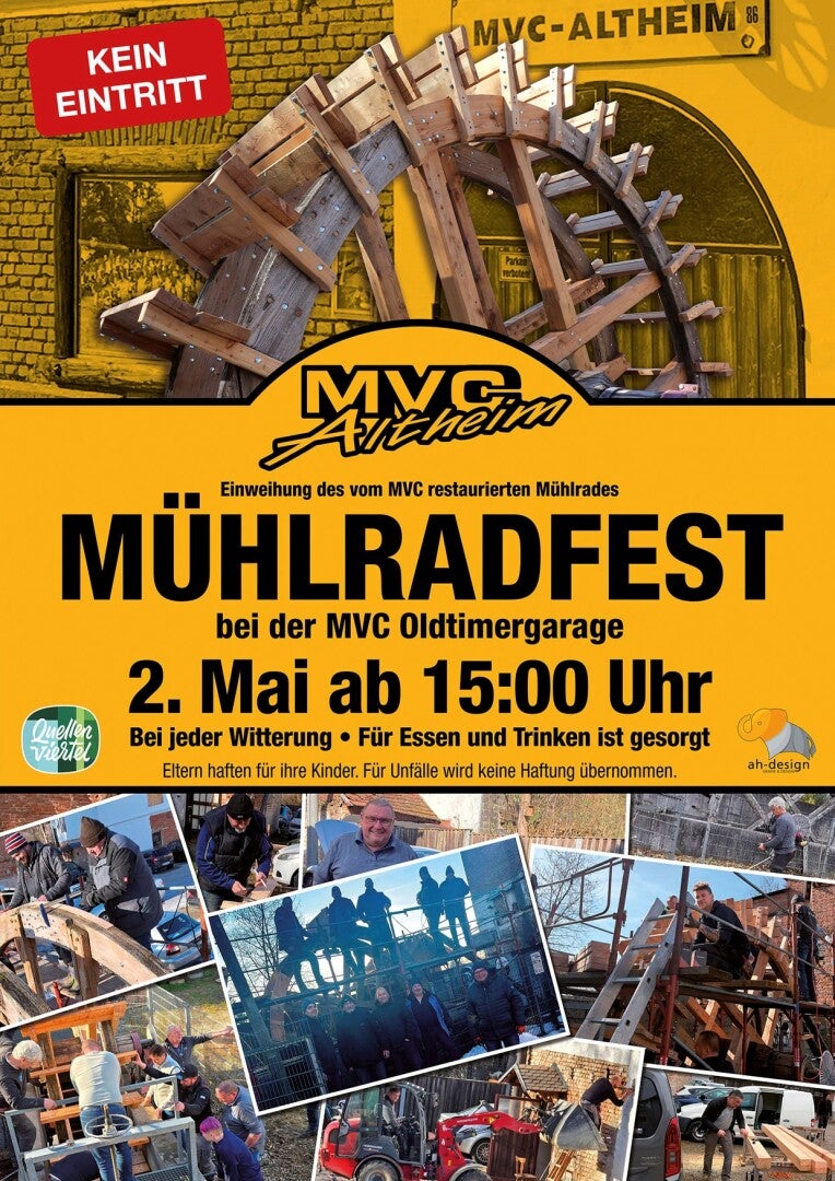 Mühlradfest MVC Oltimer Altheim