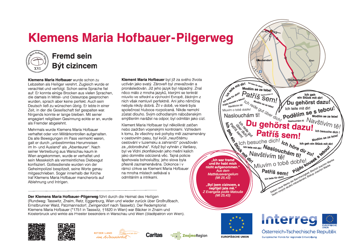 Miteinander gegen die Einsamkeit – „runde &amp; eckige Tische“ am Klemens-Maria-Hofbauer-Pilgerweg