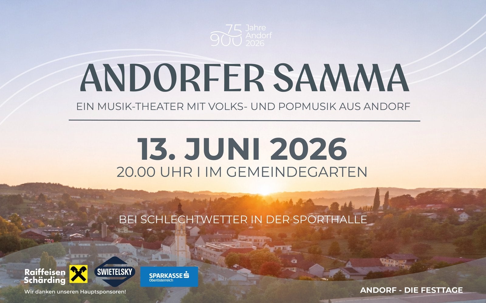 ANDORFER SAMMA - Musik-Theater+Volks- & Popmusik aus Andorf