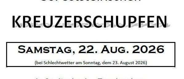 30. oststeirisches KREUZERSCHUPFEN