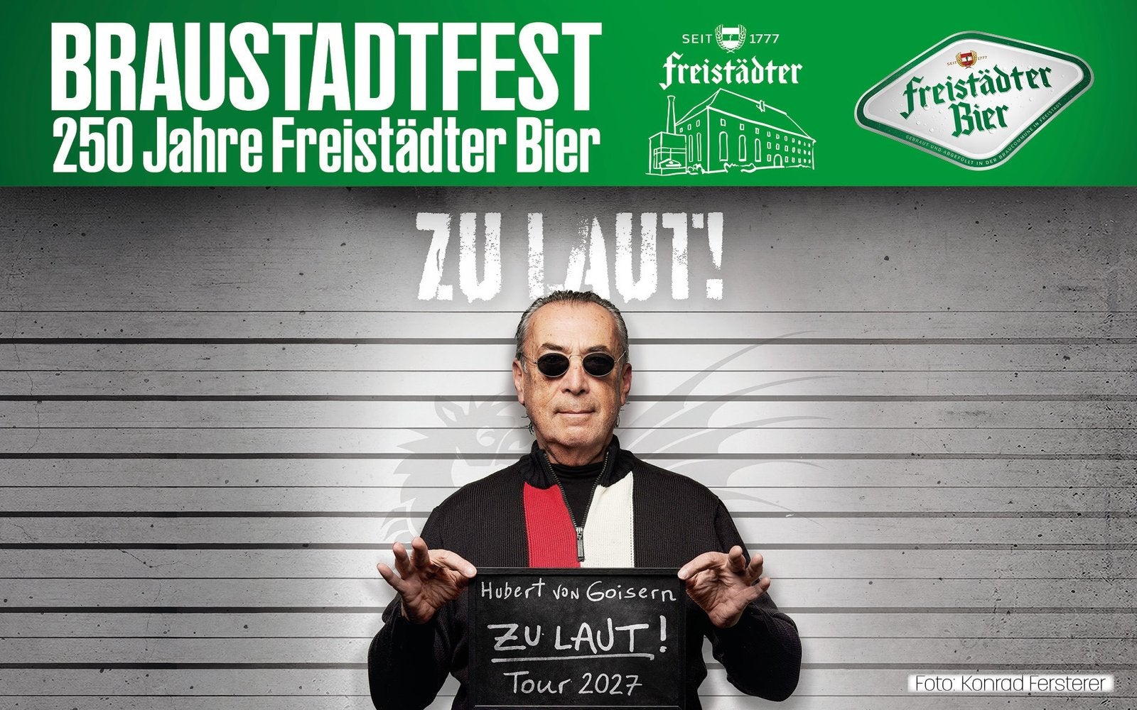 Hubert von Goisern - zu Laut - Tour! Braustadtfest Freistadt