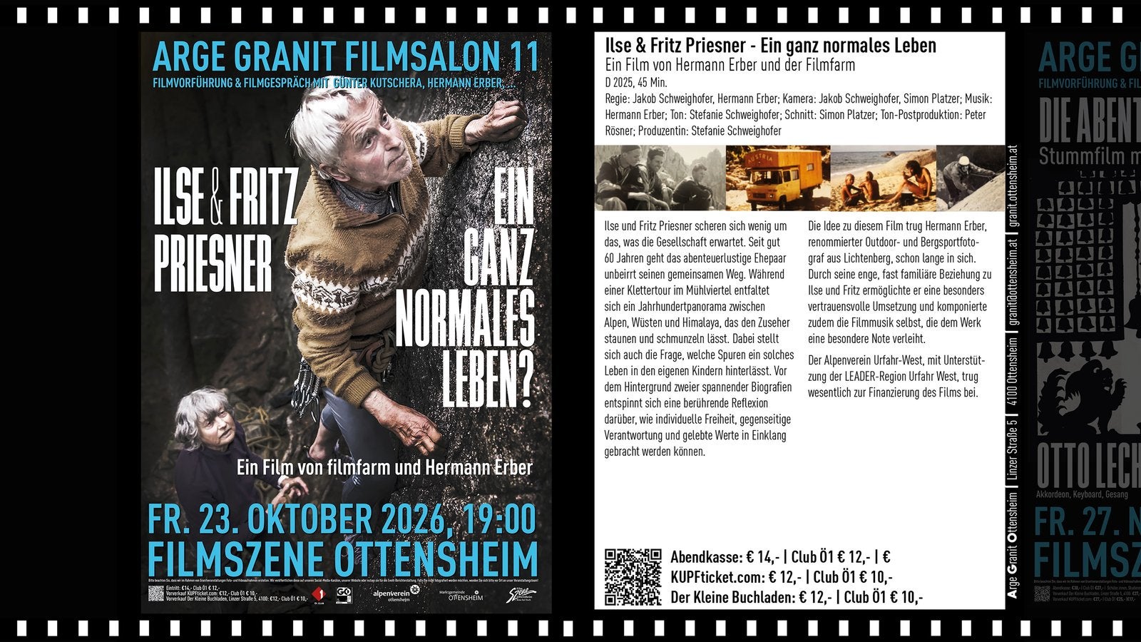 Ilse und Fritz Priesner - Filmvorführung in Ottensheim