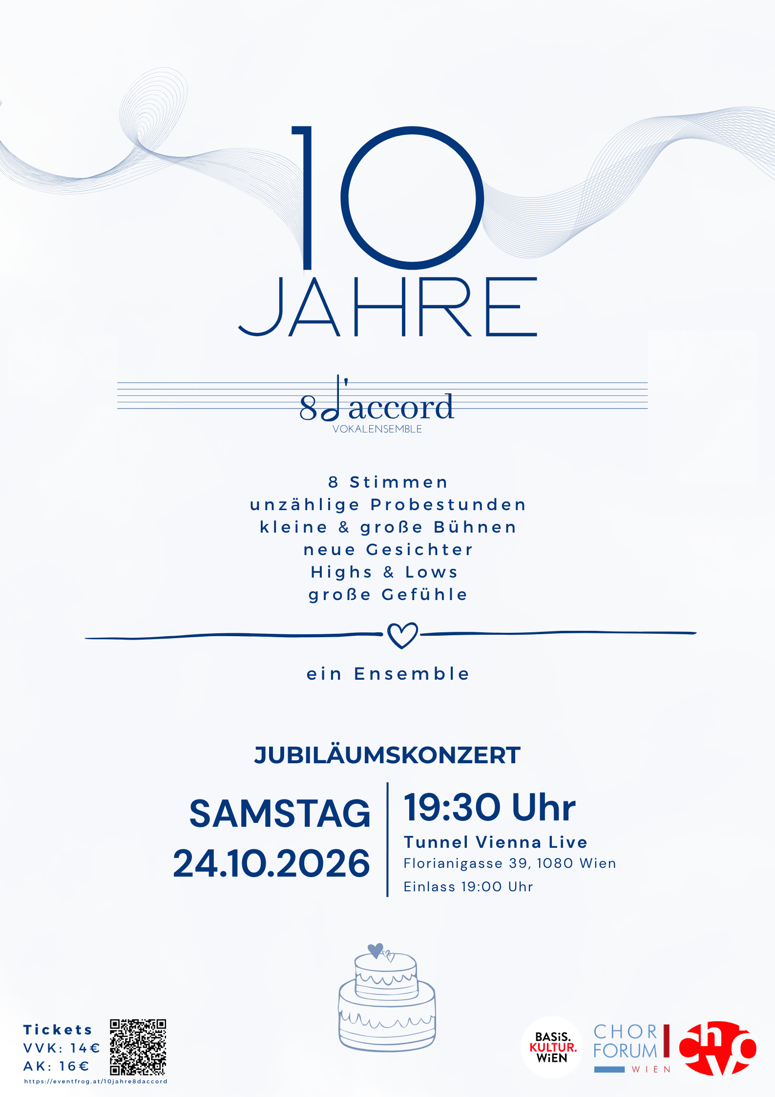 10 Jahre 8 d'accord – Jubiläumskonzert in Wien