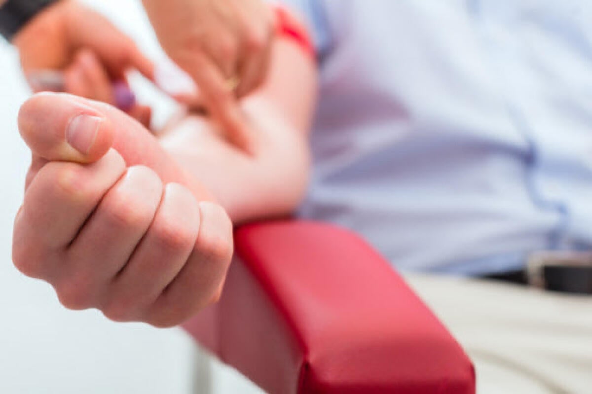 Möglichkeit zum Blut spenden