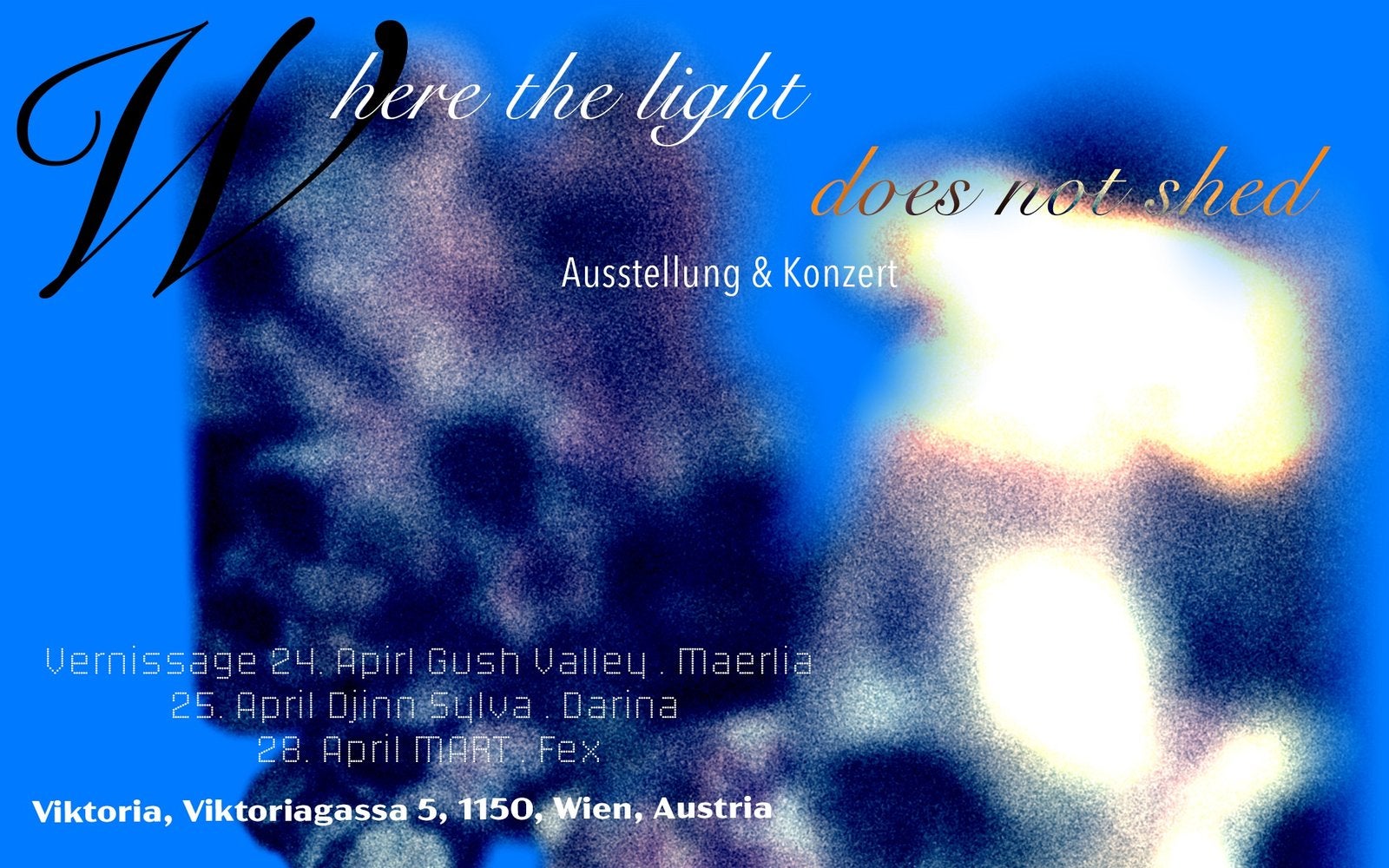 Ausstellung „Where the light does not shed“ pres. by Mupak