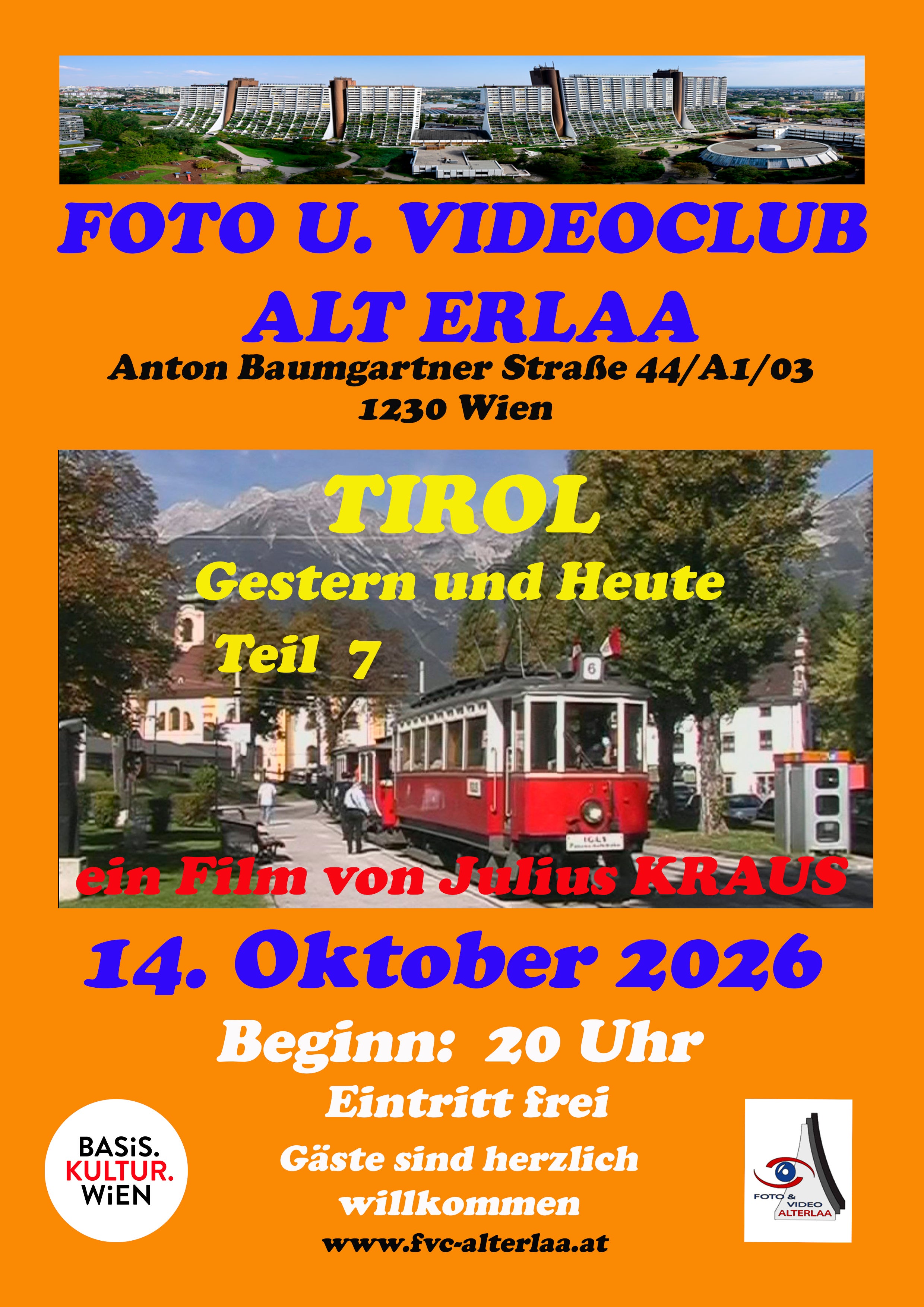 Tirol - Gestern und Heute, Teil 7 in Wien