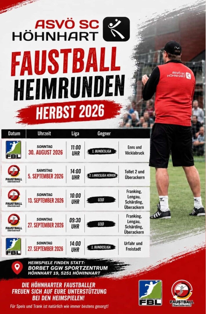Faustball Heimrunde: Tollet 2 vs. Überackern in Höhnhart