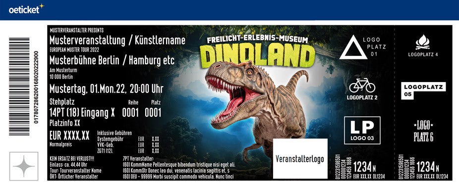 DINOLAND 2026 - Flex-/Geschenkticket