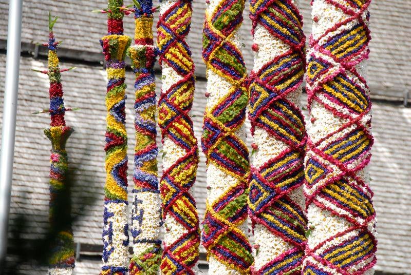 Einbringen der Prangstangen