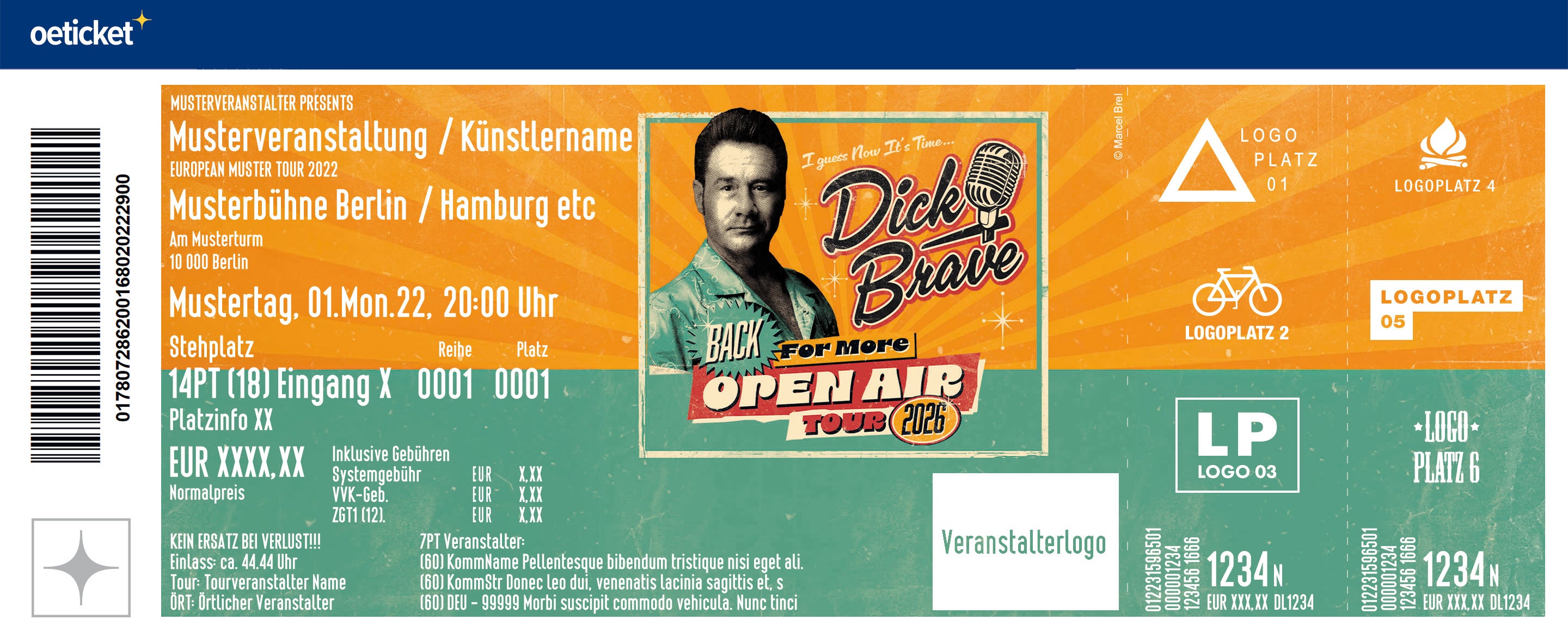 Dick Brave - Back for More - Open Air Tour 2026
