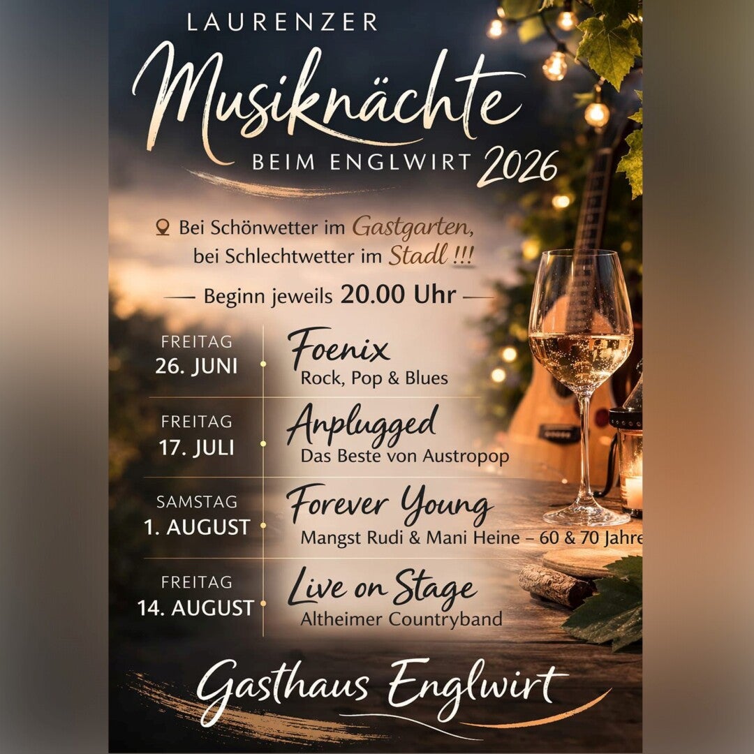 Laurenzer Musiknächte beim Englwirt Altheim