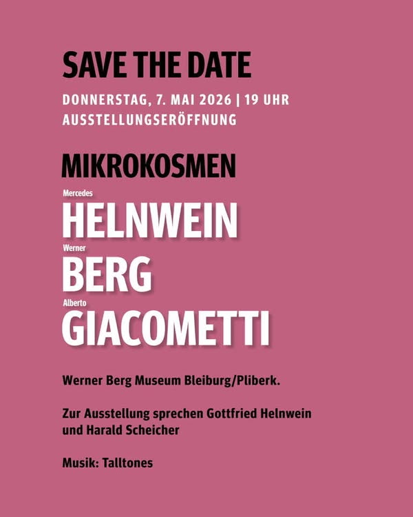 Ausstellungseröffnung „Mikrokosmen"