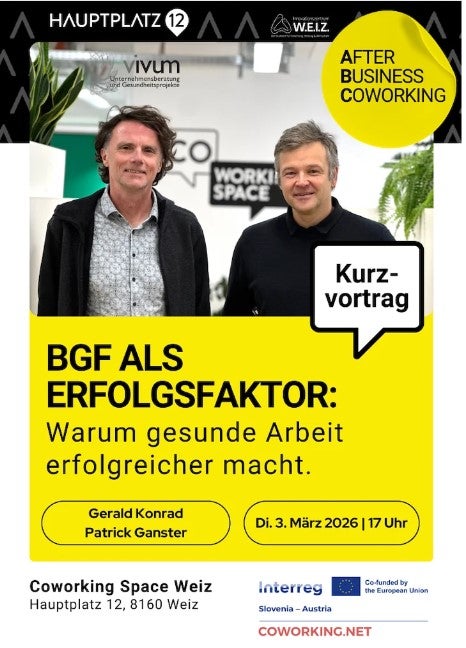 After Business Coworking in Weiz – Rechtliche Tipps