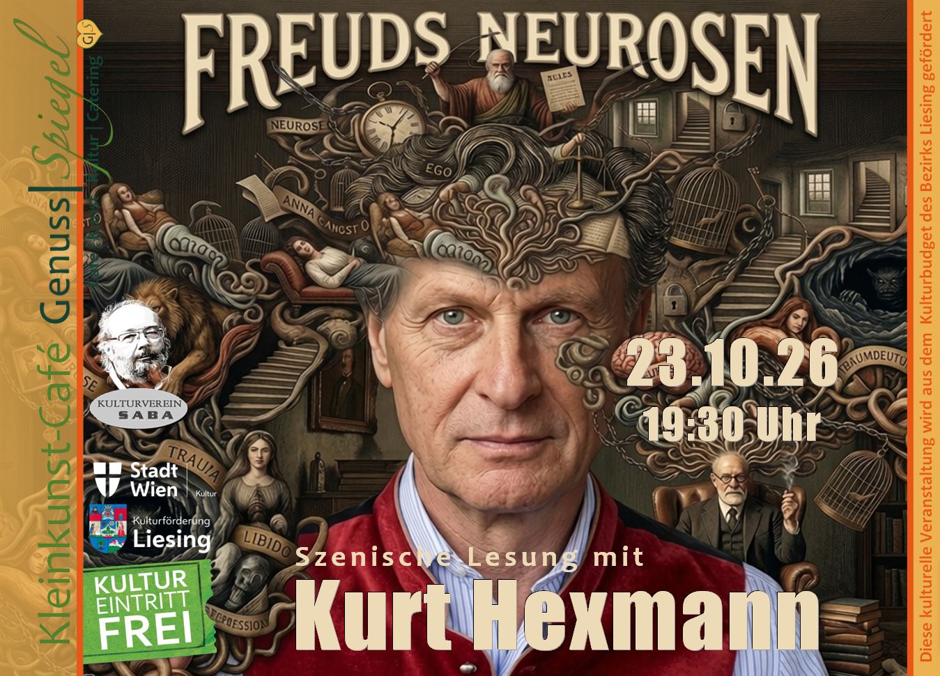 Freuds Neurosen – Szenische Lesung in Wien