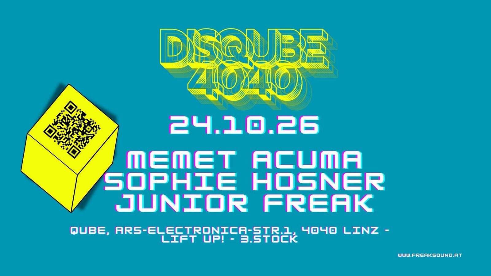 DISQUBE 4040 - Elektronische Musik im Ars Electronica Center
