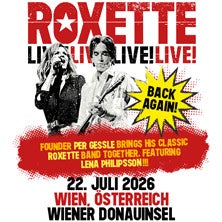 Roxette Live - Back Again - Support James Cottriall