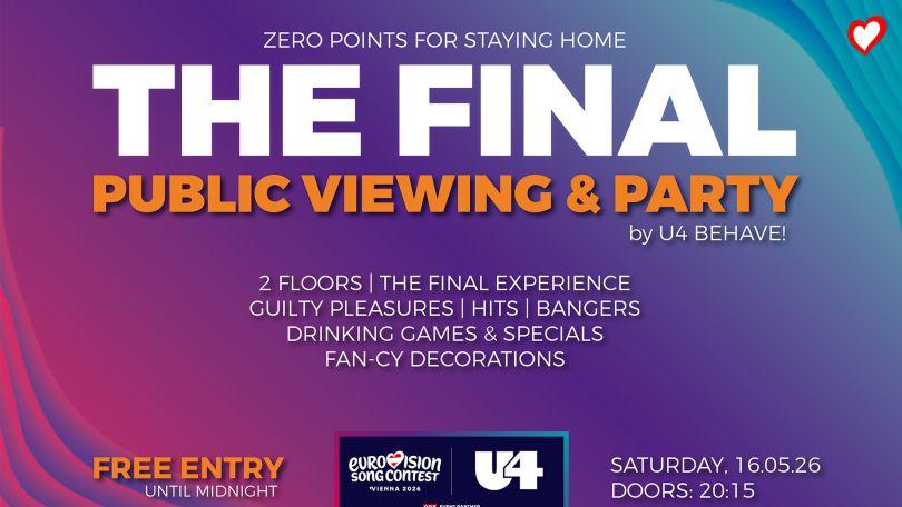 ESC Grand Final Party - Public Viewing und Afterparty by BEHAVE!