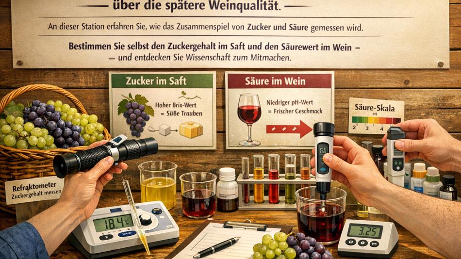 [LNF26] Wann ist die Traube reif – und was sagt die Chemie dazu?