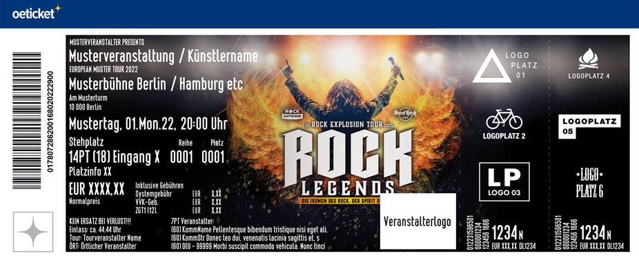 Rock Legends In Concert – Live with Band - The Rock Explosion Tour 2025