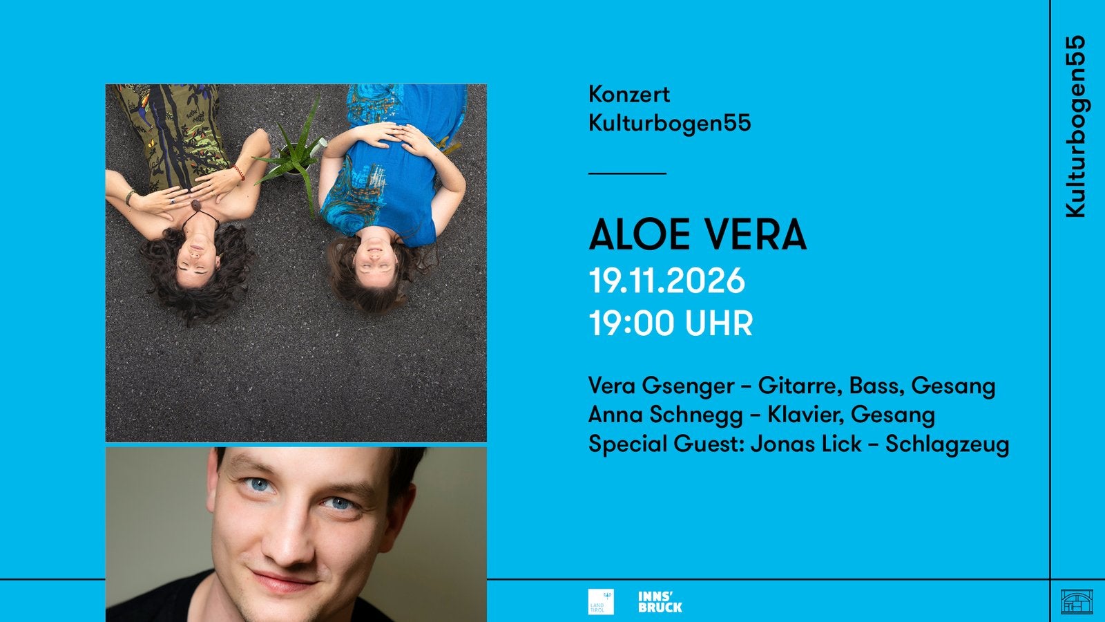 Konzert ALOE VERA – Originals & AustroJazz in Kulturbogen55