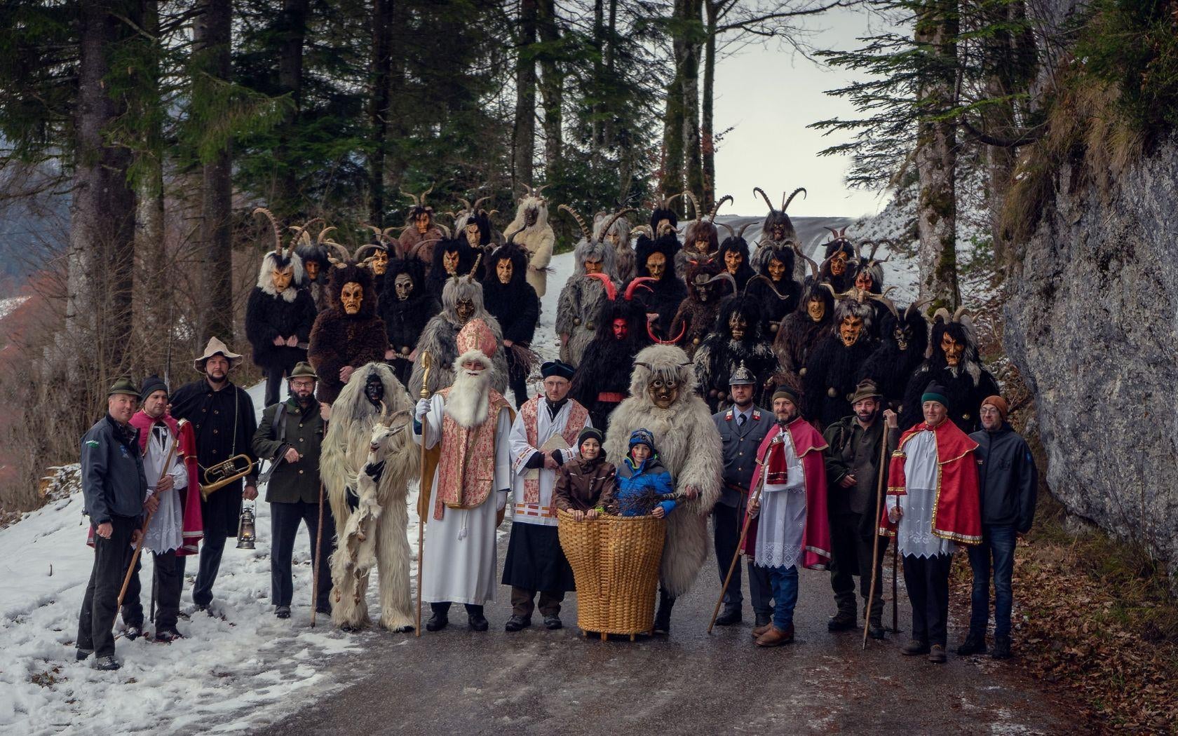 Krampusspiel der Nikologruppe Kumitz in Bad Mitterndorf