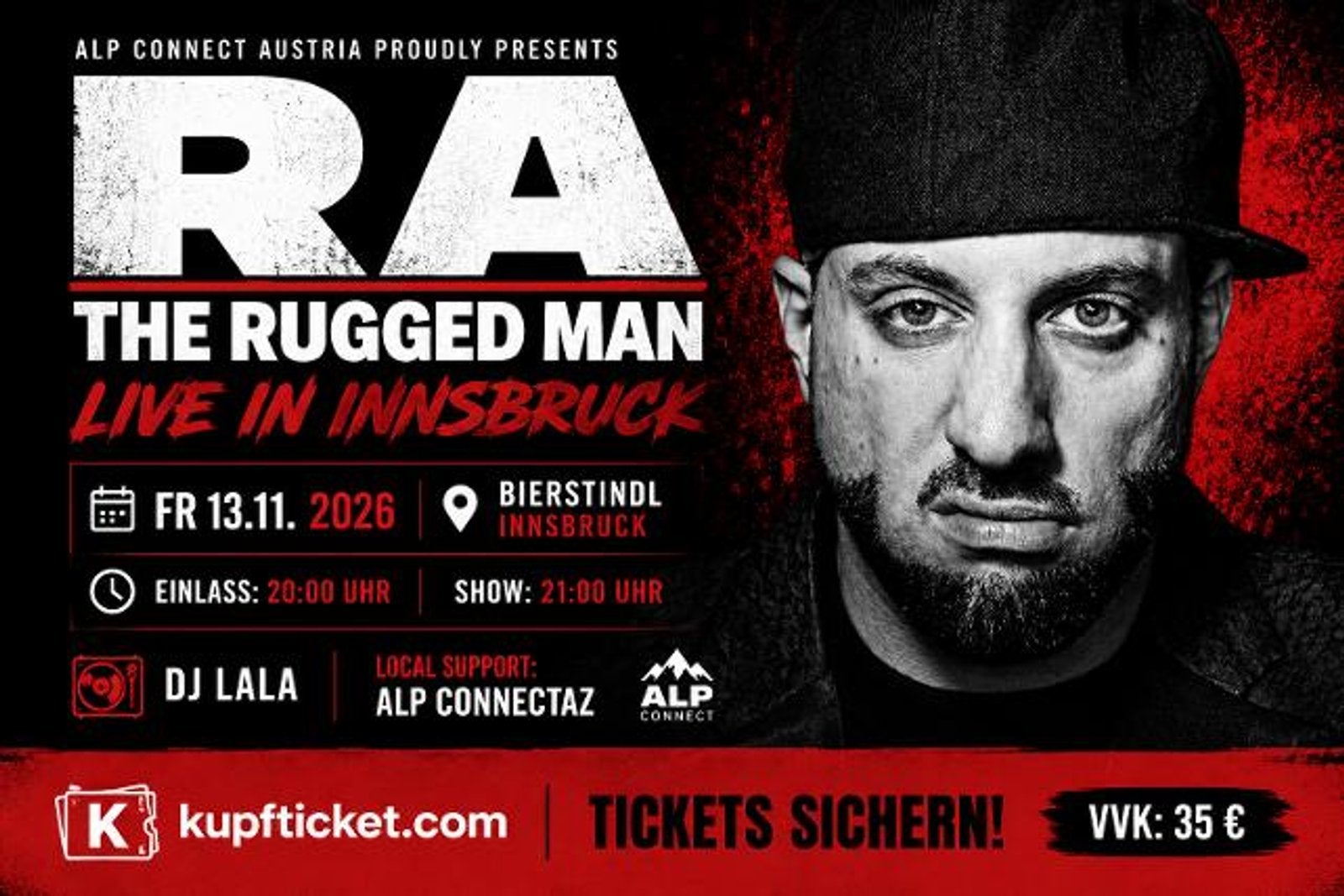 RA The Rugged Man live in Innsbruck