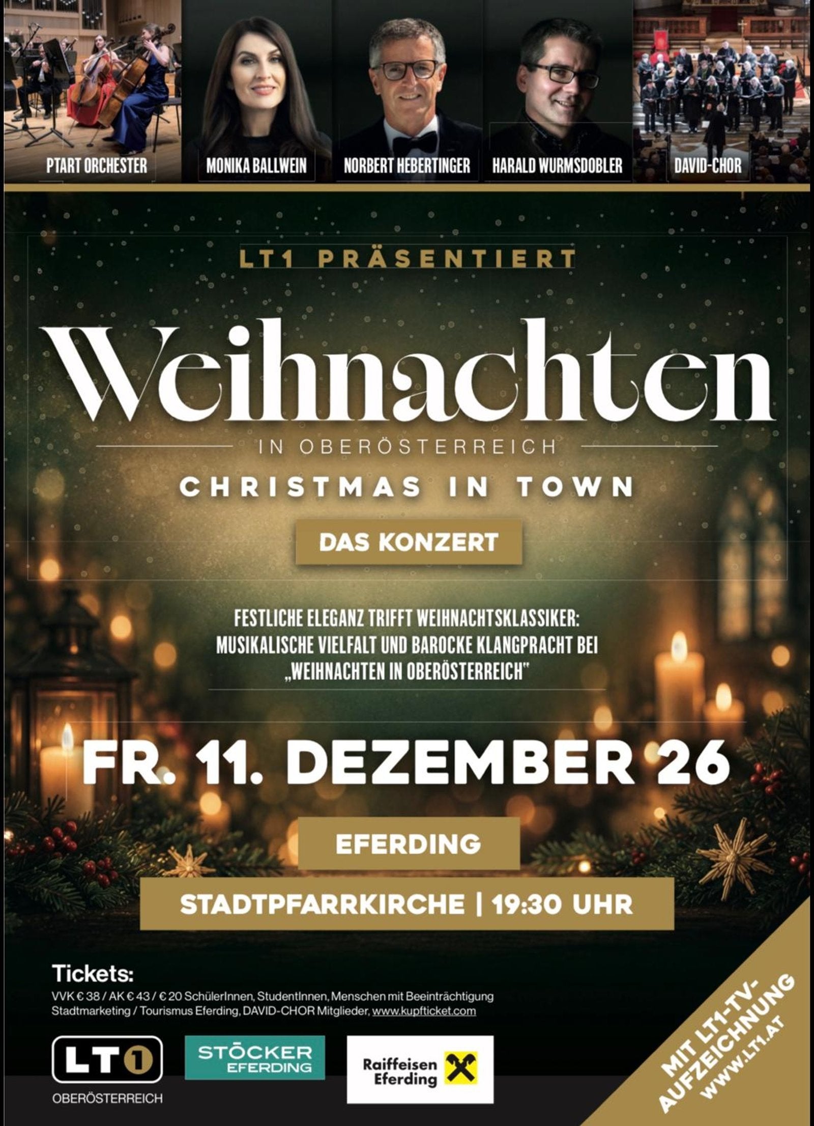 Christmas in Town – Adventskonzert in Eferding
